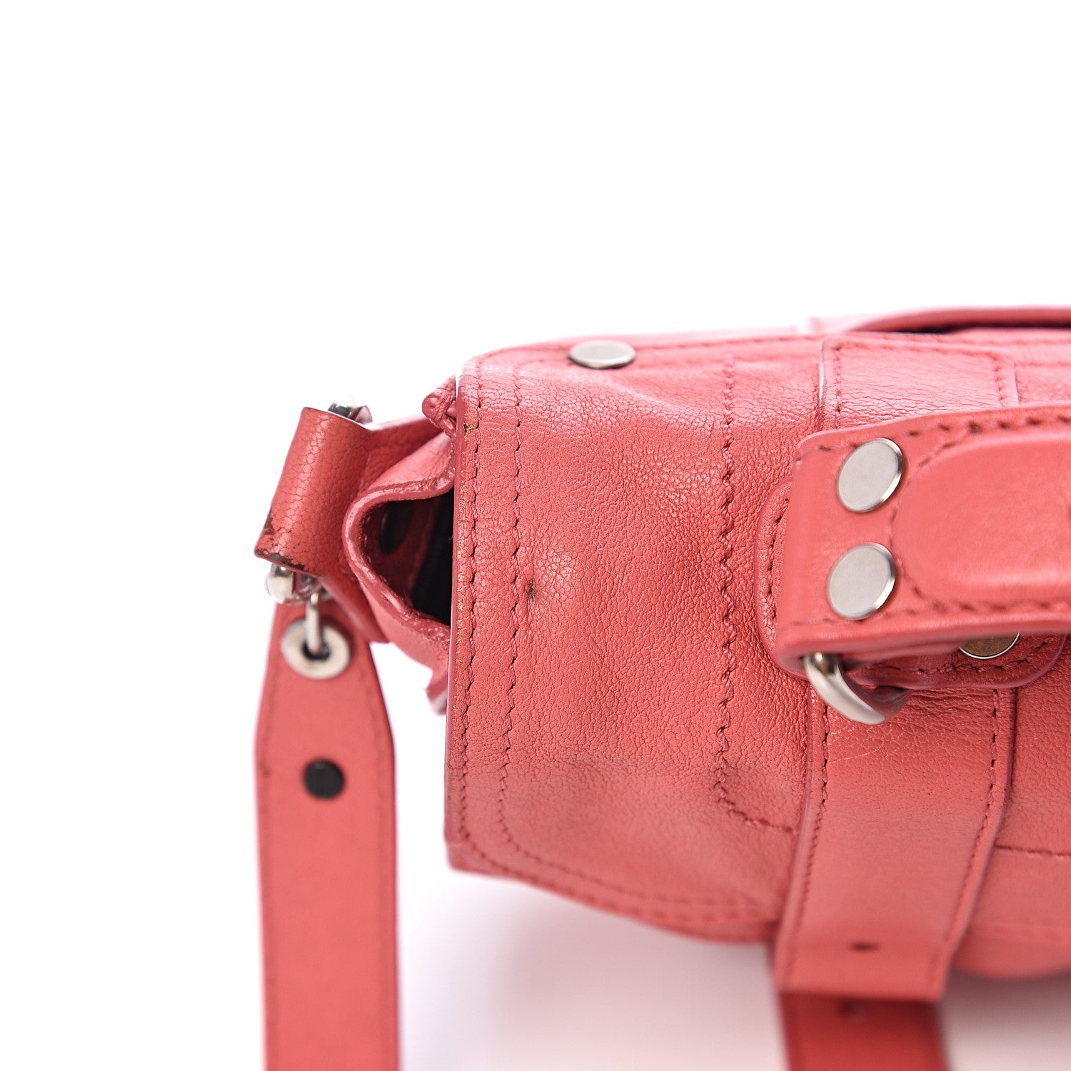 Proenza Schouler Lambskin Tiny PS1 Satchel Hibiscus 8 of 11