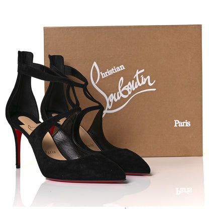 Christian Louboutin Veau Velours Rosas 85 Pumps 38.5 Black 10 of 10