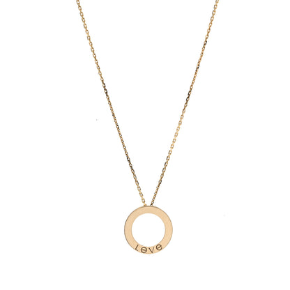 Cartier 18K Yellow Gold LOVE Pendant Necklace 5 of 7