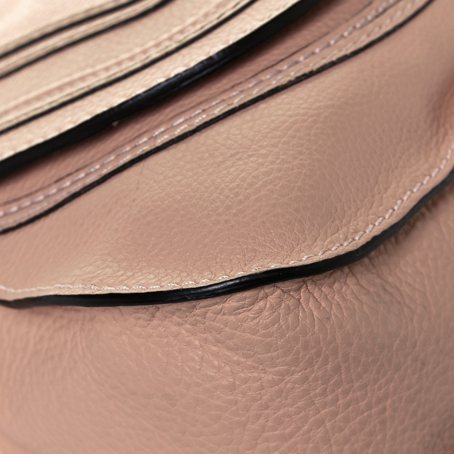Calfskin Medium Marcie Satchel Pale Pink