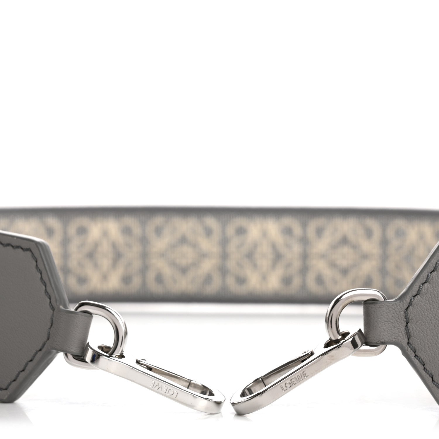 Loewe Calfskin Jacquard Anagram Strap Silver 3 of 6