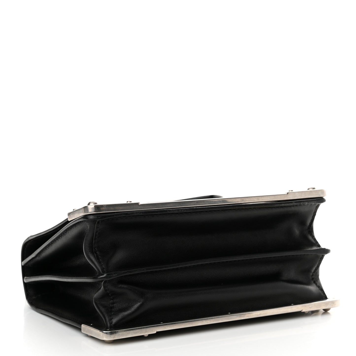 City Calf Saffiano Cahier Bag Black