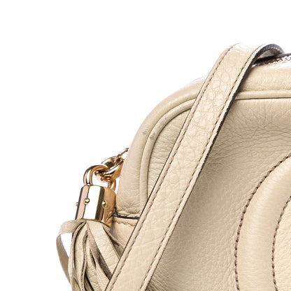 Gucci Pebbled Calfskin Small Soho Disco Bag Off White 10 of 12