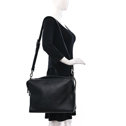 Fendi Vitello Grace Lui Urban Briefcase Black 2 of 11