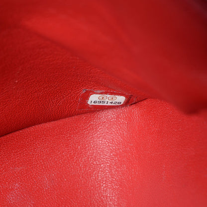 Chanel Lambskin Quilted Jumbo Double Flap Red 8 of 9