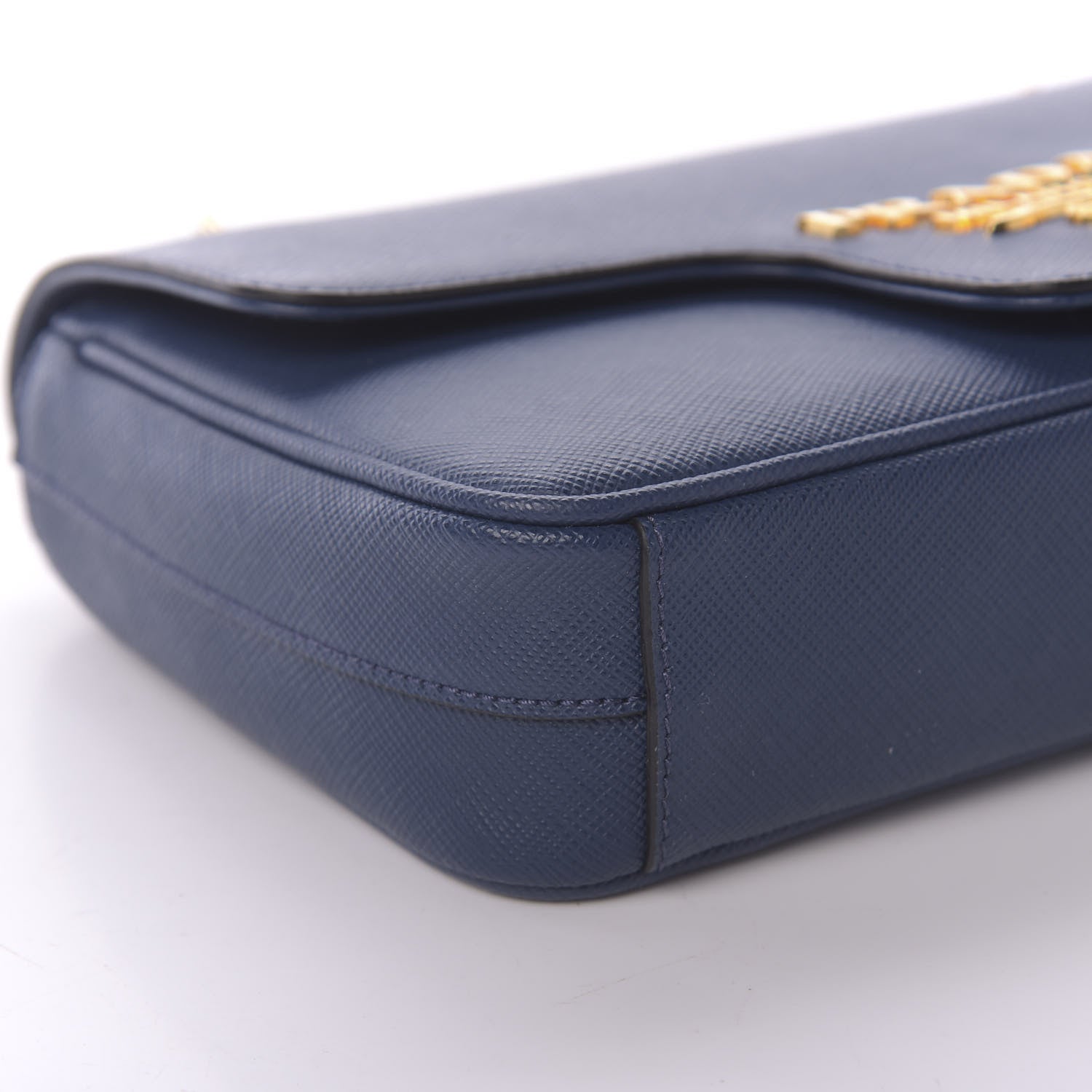 Prada Saffiano Flap Shoulder Bag Bluette 5 of 8