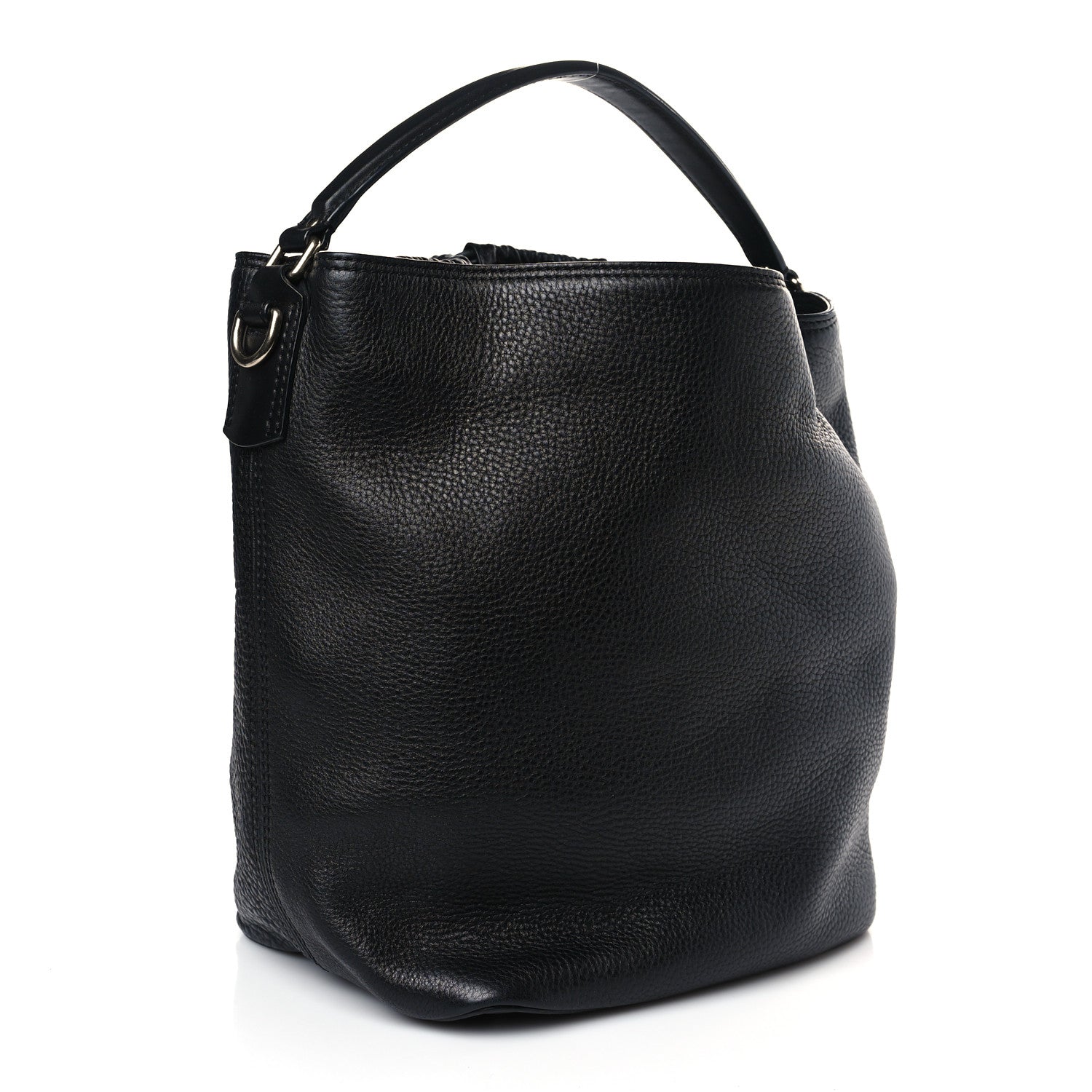 Burberry Grainy Calfskin Medium Susanna Hobo Black 3 of 8