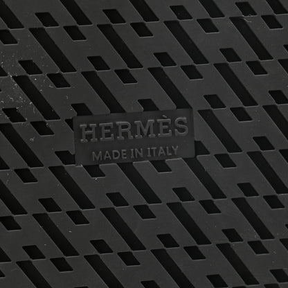 Hermes Calfskin Medor Studded Womens Chypre Sandals 35 Black 7 of 9