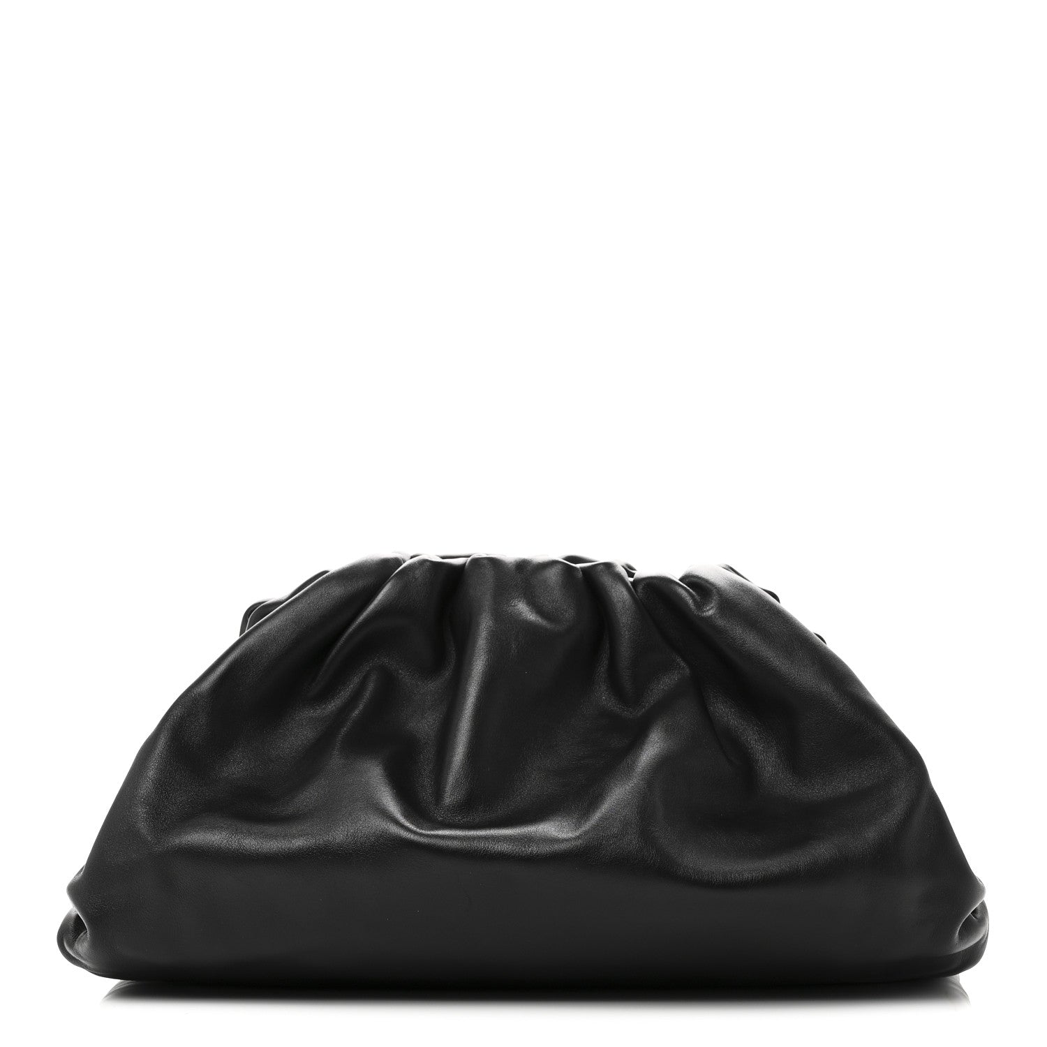 Bottega Veneta Smooth Butter Calf The Pouch Oversized Clutch Black 1 of 9