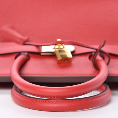 Hermes Togo Birkin 35 Rouge Casaque 11 of 33
