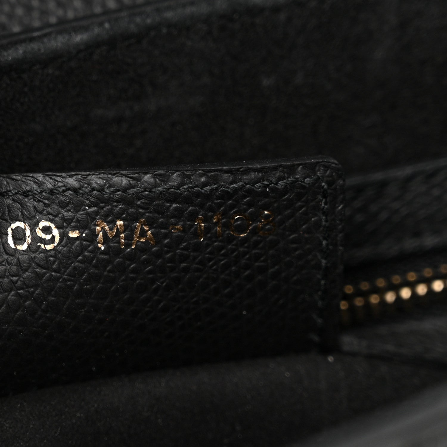 Christian Dior Grained Calfskin Saddle Bag Black 7 of 10