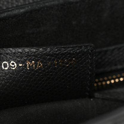 Christian Dior Grained Calfskin Saddle Bag Black 7 of 10