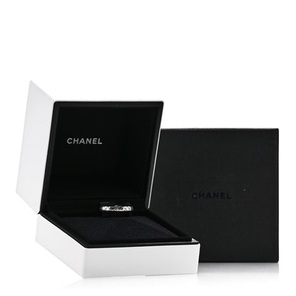Chanel 18K White Gold Mini Coco Crush Ring 58 8.25 5 of 5