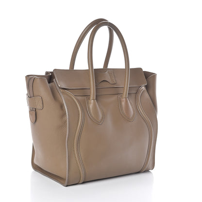 Celine Smooth Calfskin Mini Luggage Dune 3 of 15