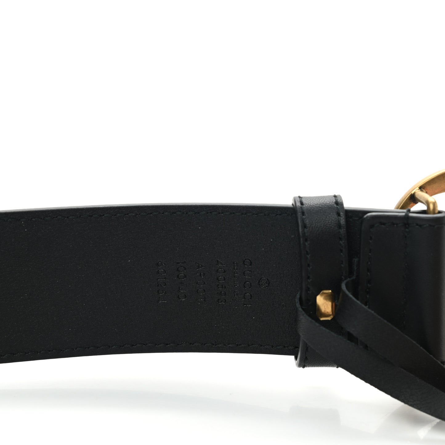 Calfskin Double G 40mm Belt 100 40 Black