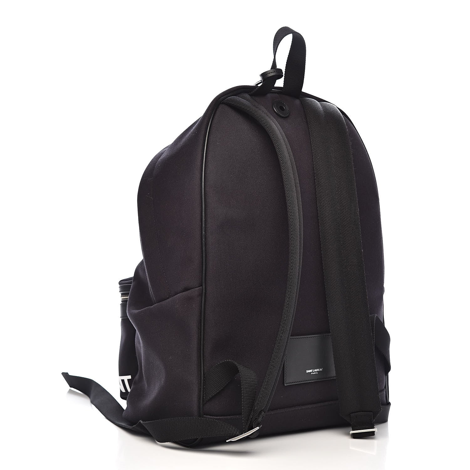 Saint Laurent Canvas Logo City Backpack Navy 3 of 12