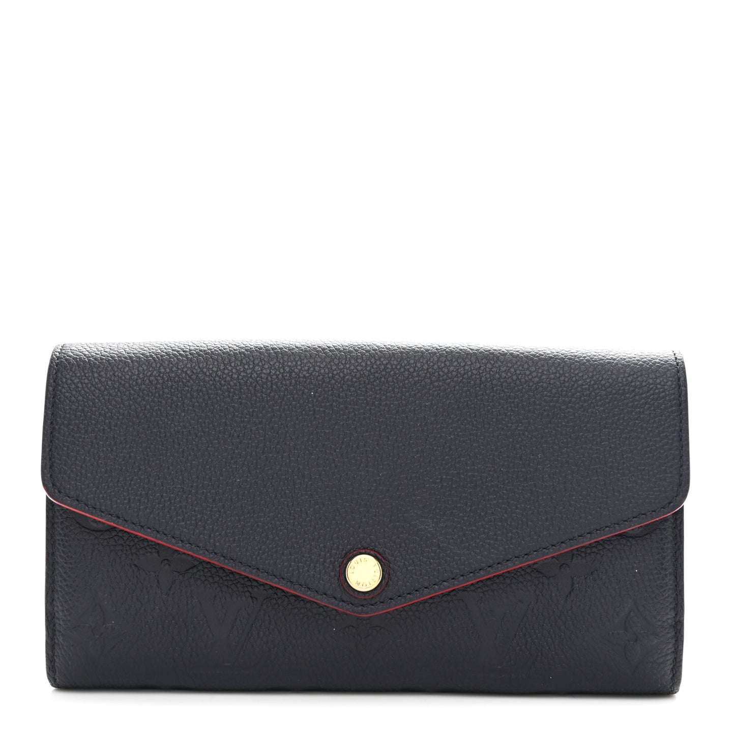 Empreinte Sarah Wallet NM Marine Rouge
