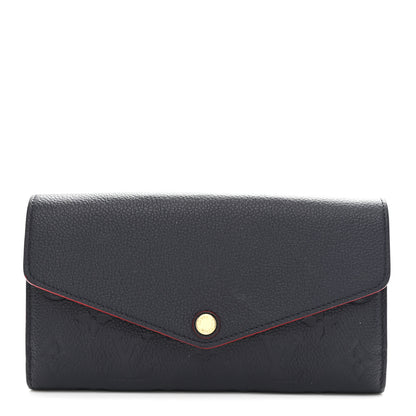 Louis Vuitton Empreinte Sarah Wallet NM Marine Rouge 1 of 8
