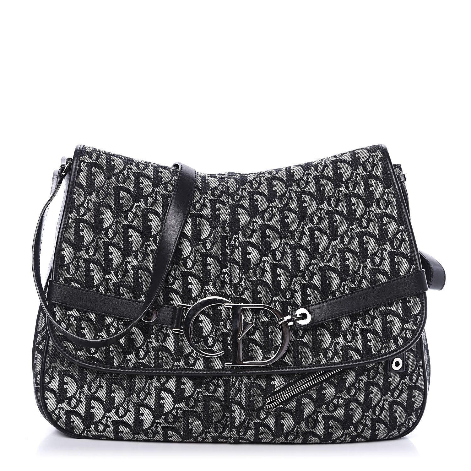 Christian Dior Monogram Messenger Black 1 of 11