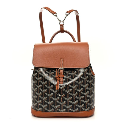 Goyard Goyardine Calfskin Mini Alpin Backpack Black Gold 1 of 9