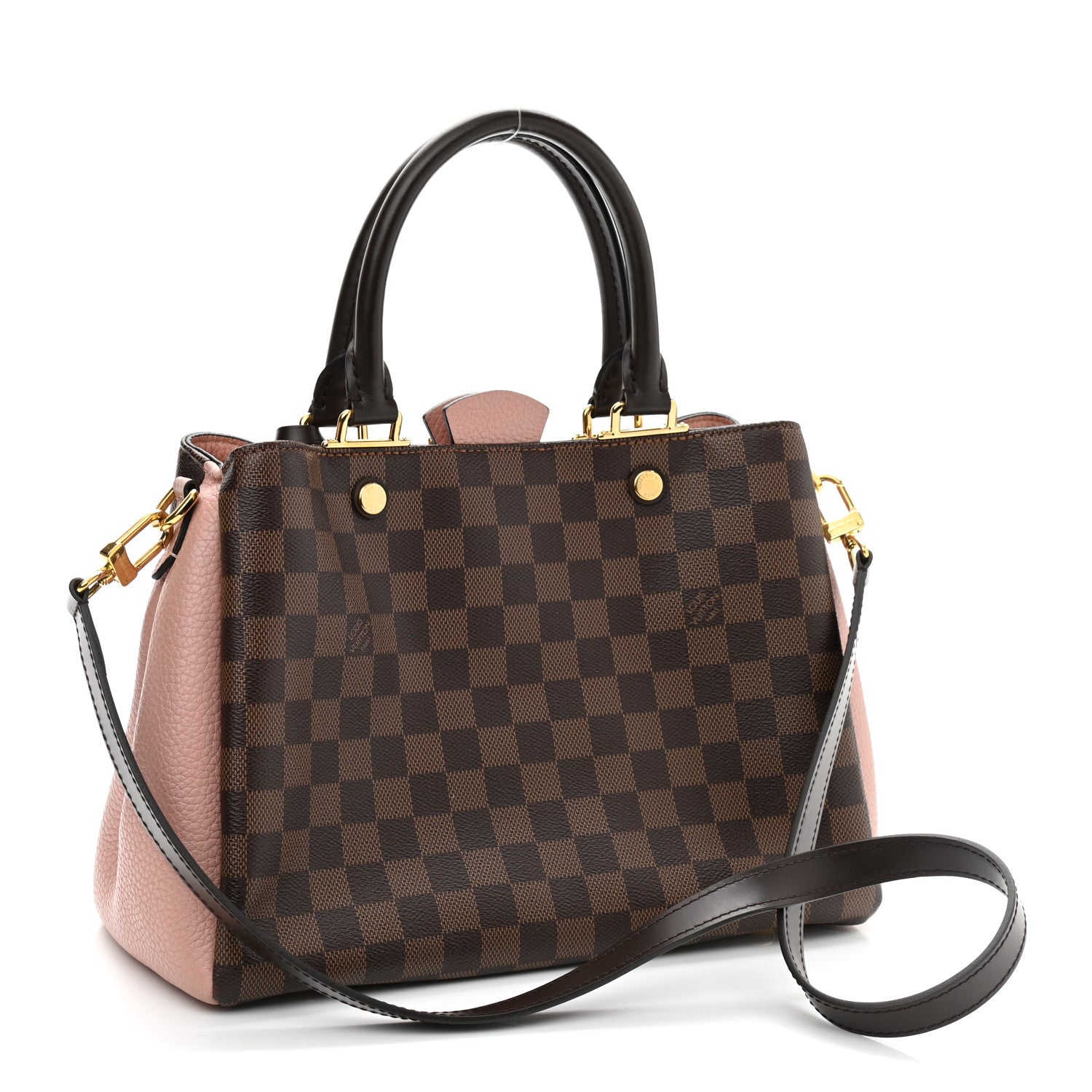 Louis Vuitton Damier Ebene Cuir Taurillon Brittany Magnolia 3 of 10