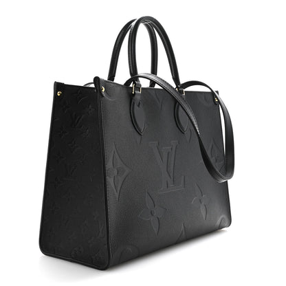 Louis Vuitton Empreinte Monogram Giant Onthego MM Black 3 of 11