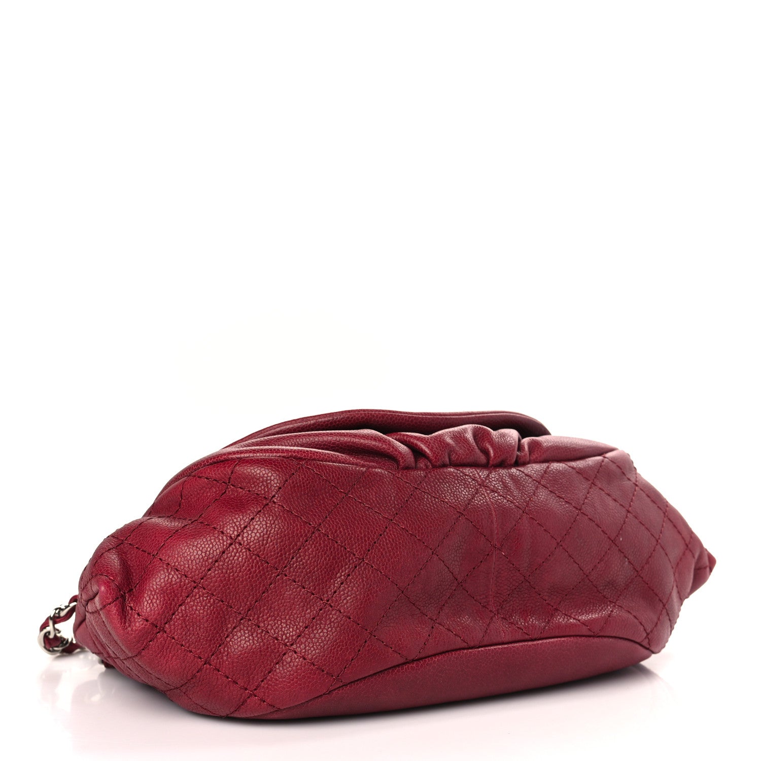 Chanel Caviar Large Half Moon Flap Red 4 of 8
