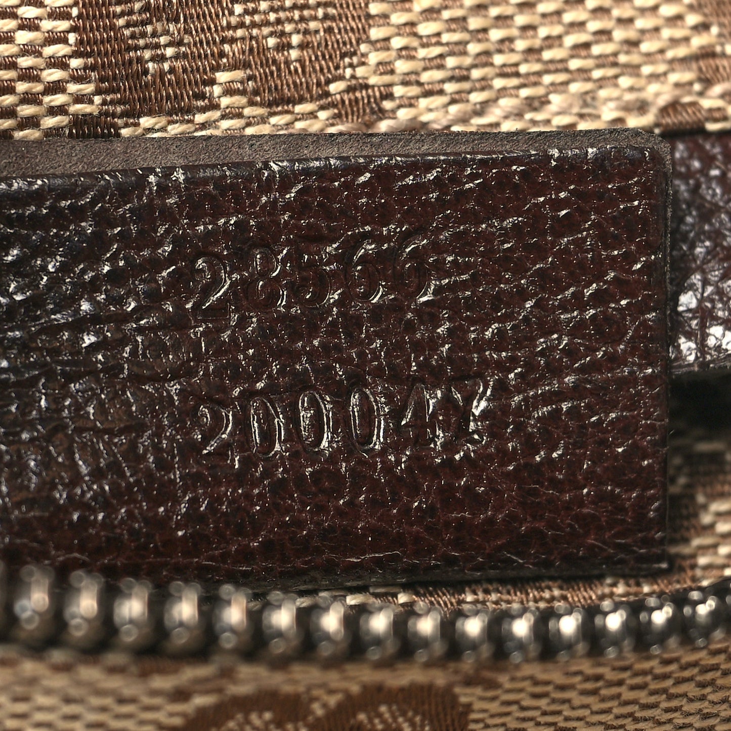 GG Monogram Double Pocket Belt Bag Dark Brown