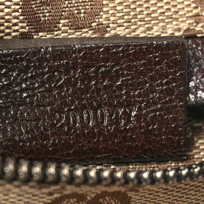 Gucci GG Monogram Double Pocket Belt Bag Dark Brown 9 of 12
