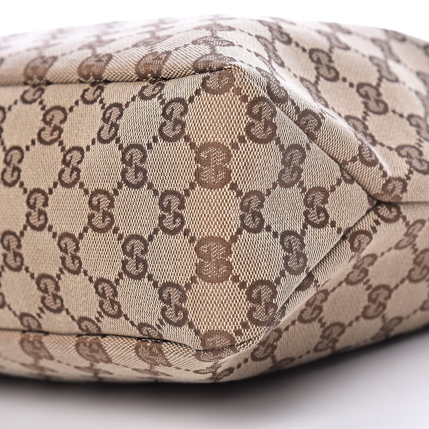 Gucci Monogram Medium Horsebit Chain Hobo Dark Brown 13 of 14