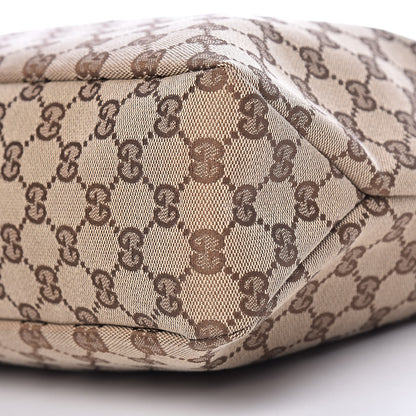 Gucci Monogram Medium Horsebit Chain Hobo Dark Brown 13 of 14