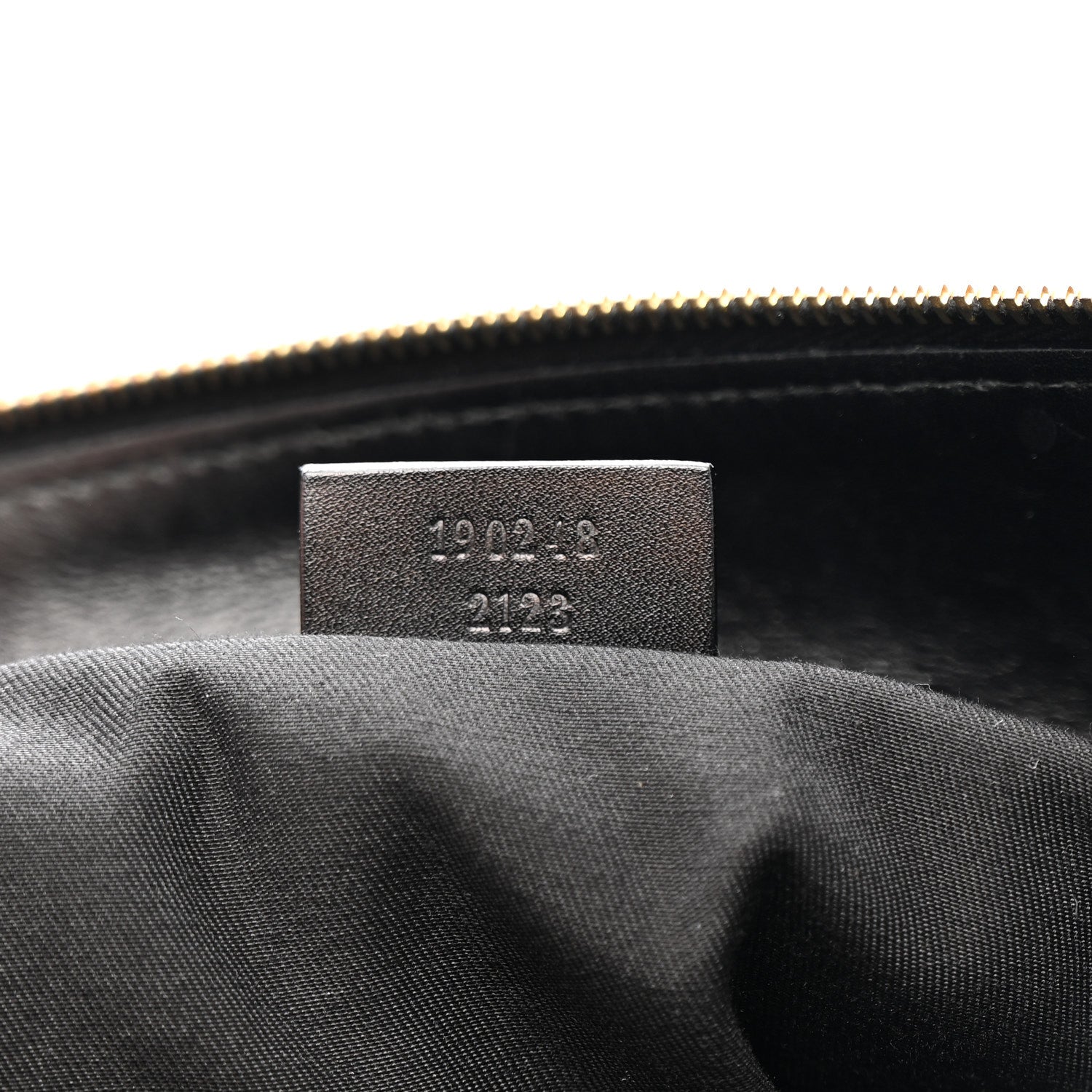 Gucci Patent D Gold Tote Black 7 of 12