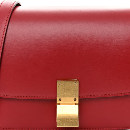 Celine Box Calfskin Small Classic Box Flap Bag Red 7 of 9