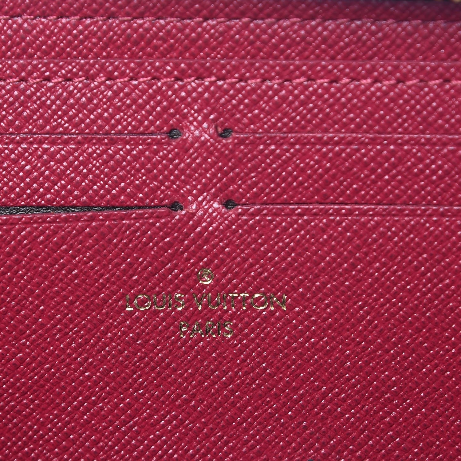Louis Vuitton Monogram Clemence Wallet Fuchsia 6 of 7