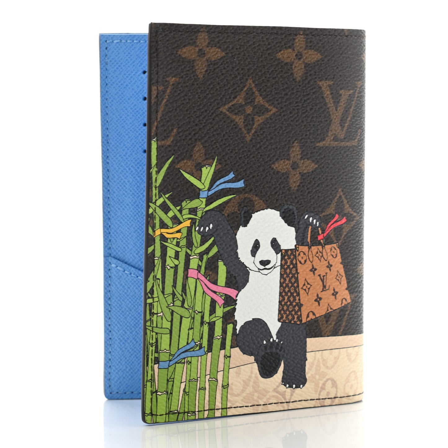 Monogram 2021 Christmas Animation China Passport Cover Myosotis Blue