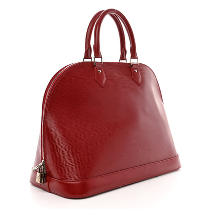 Louis Vuitton Epi Alma GM Castillan Red 3 of 15