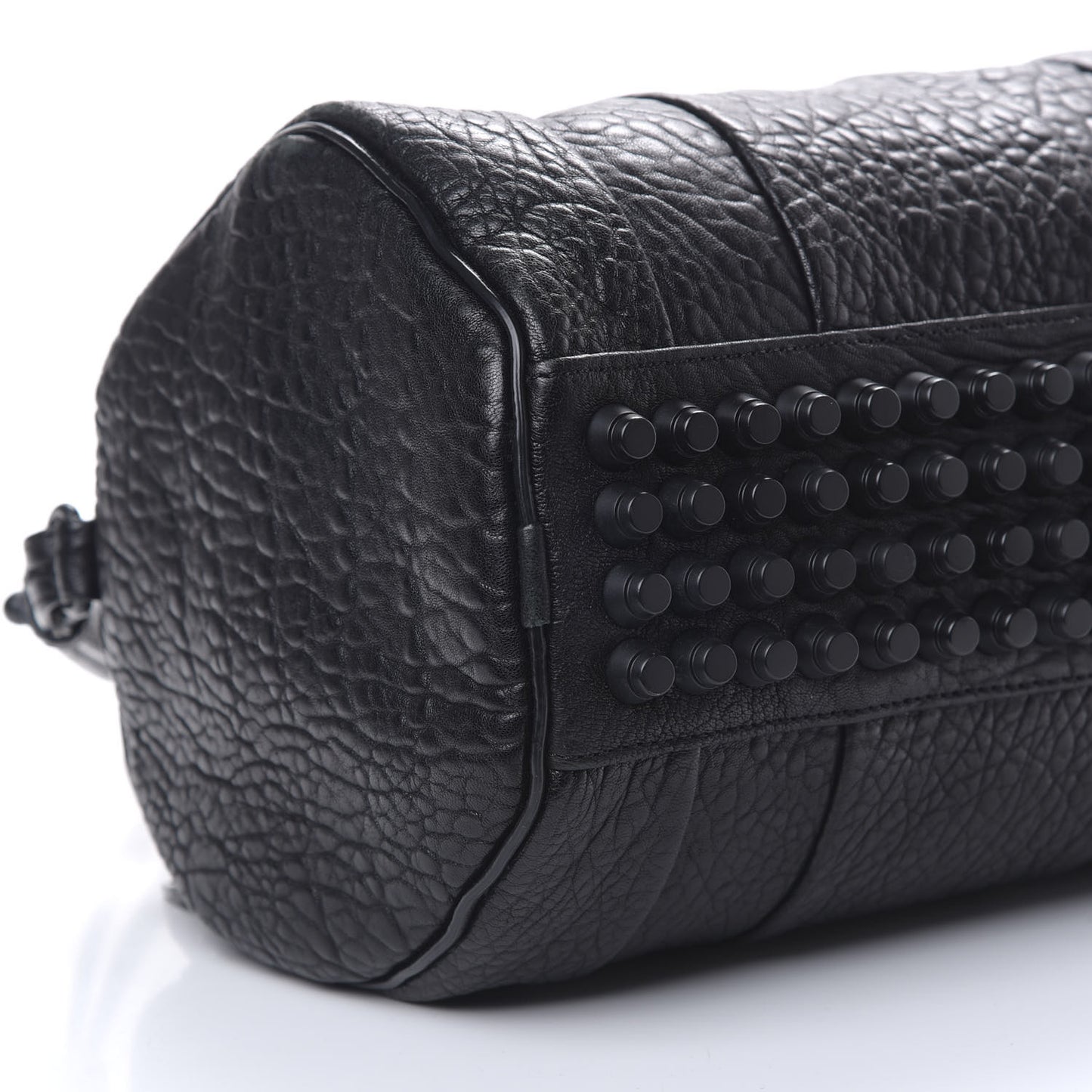 Pebbled Lambskin Rockie Black Matte Black Hardware