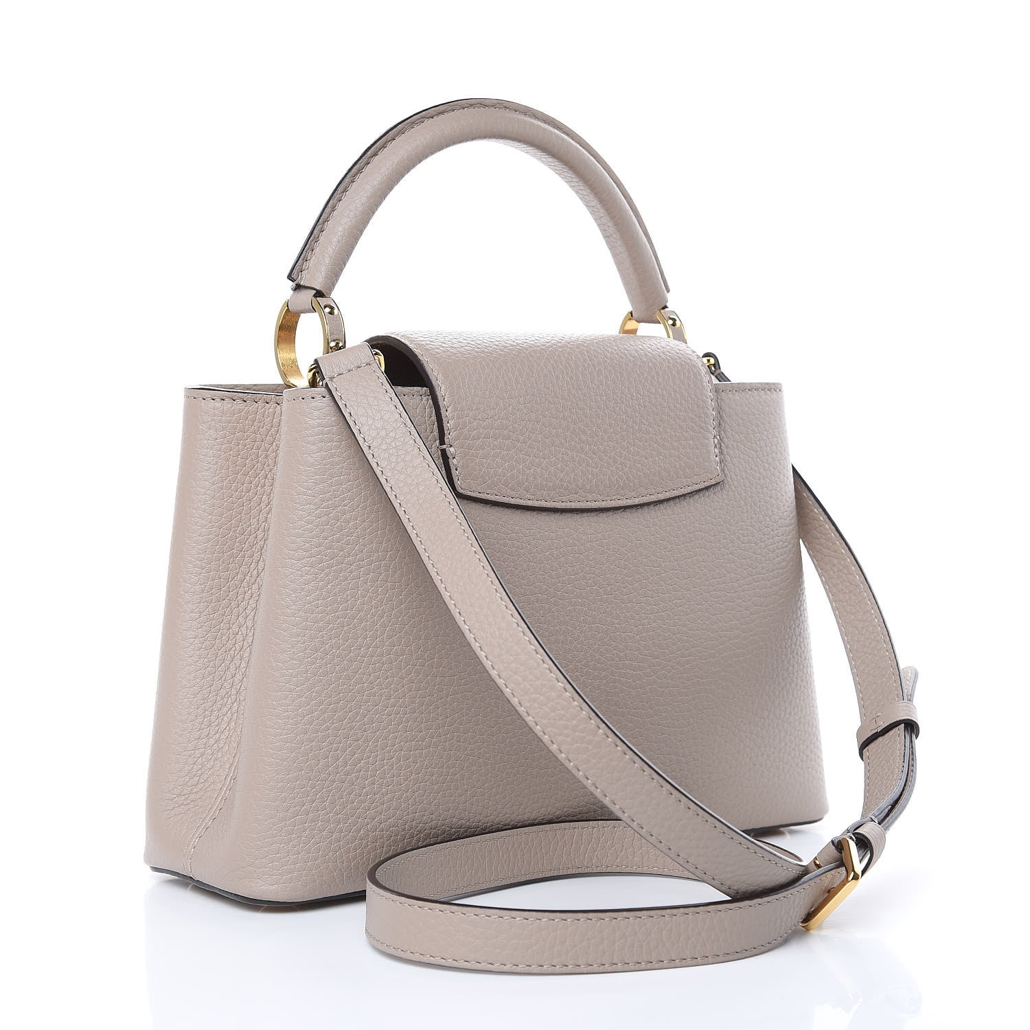 Louis Vuitton Taurillon Capucines BB Galet 3 of 8