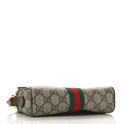 Gucci GG Supreme Monogram Web Mini Ophidia Shoulder Bag Brown 4 of 12