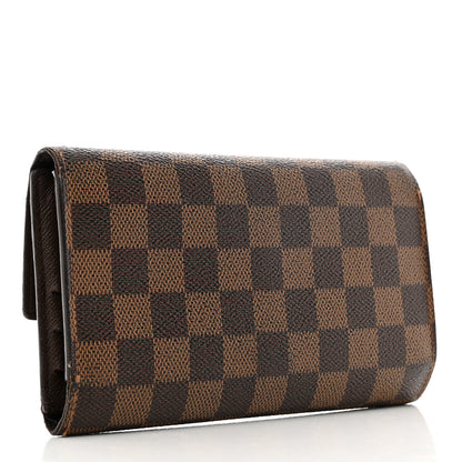 Louis Vuitton Damier Ebene Sarah Wallet 3 of 10