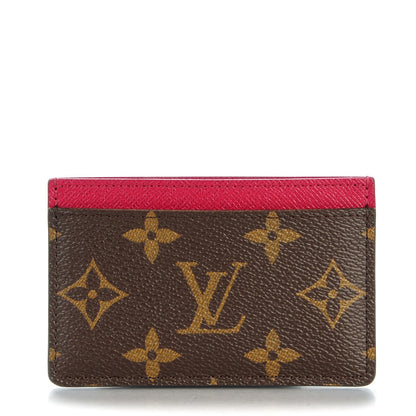 Louis Vuitton Monogram Card Holder Fuchsia 1 of 6