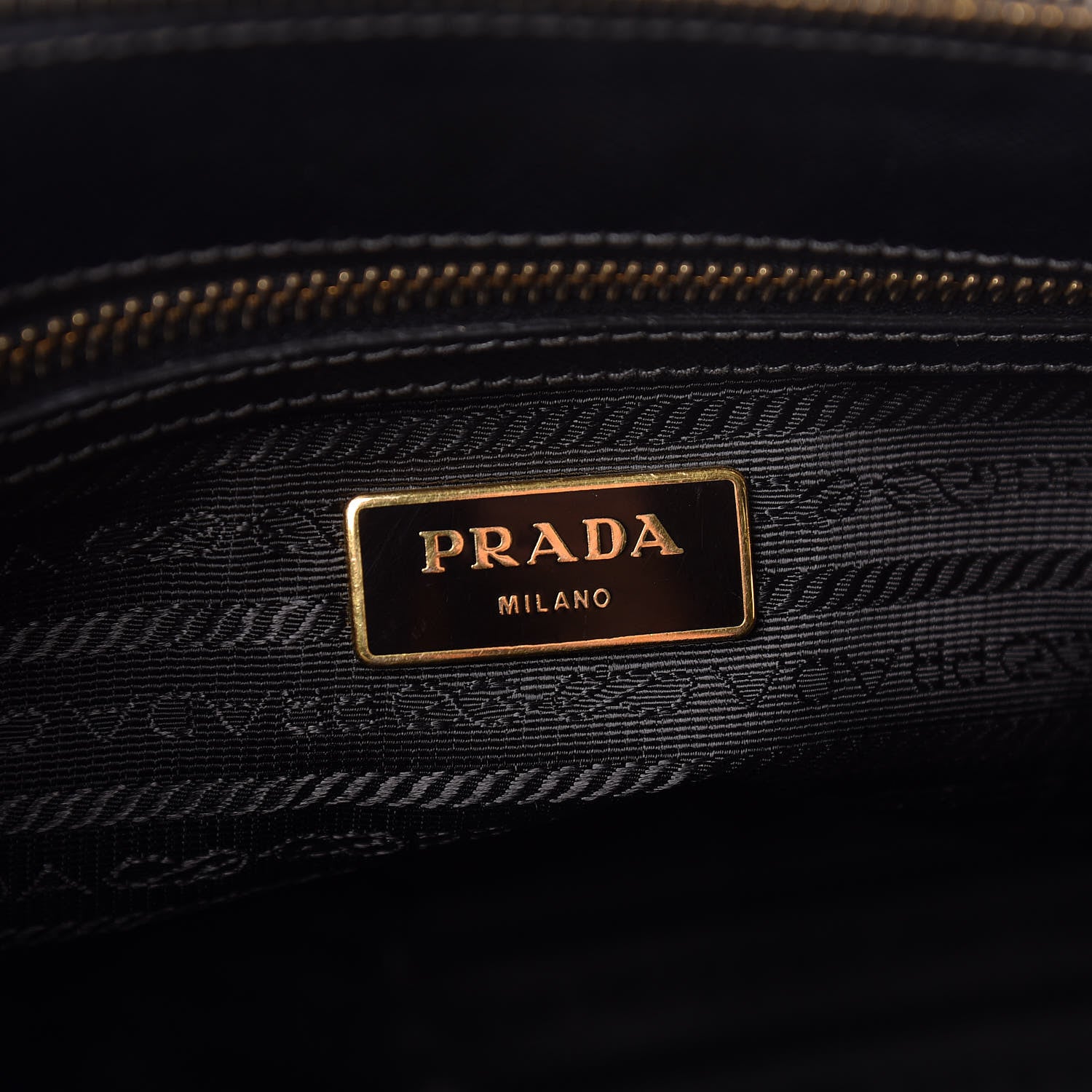 Prada Saffiano Small Galleria Double Zip Tote Black 10 of 20