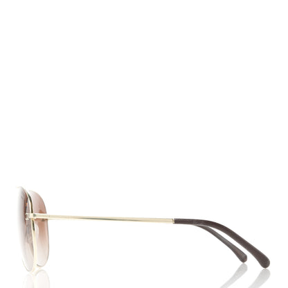 Chanel Aviator CC Sunglasses 4189-T-Q 3 of 9