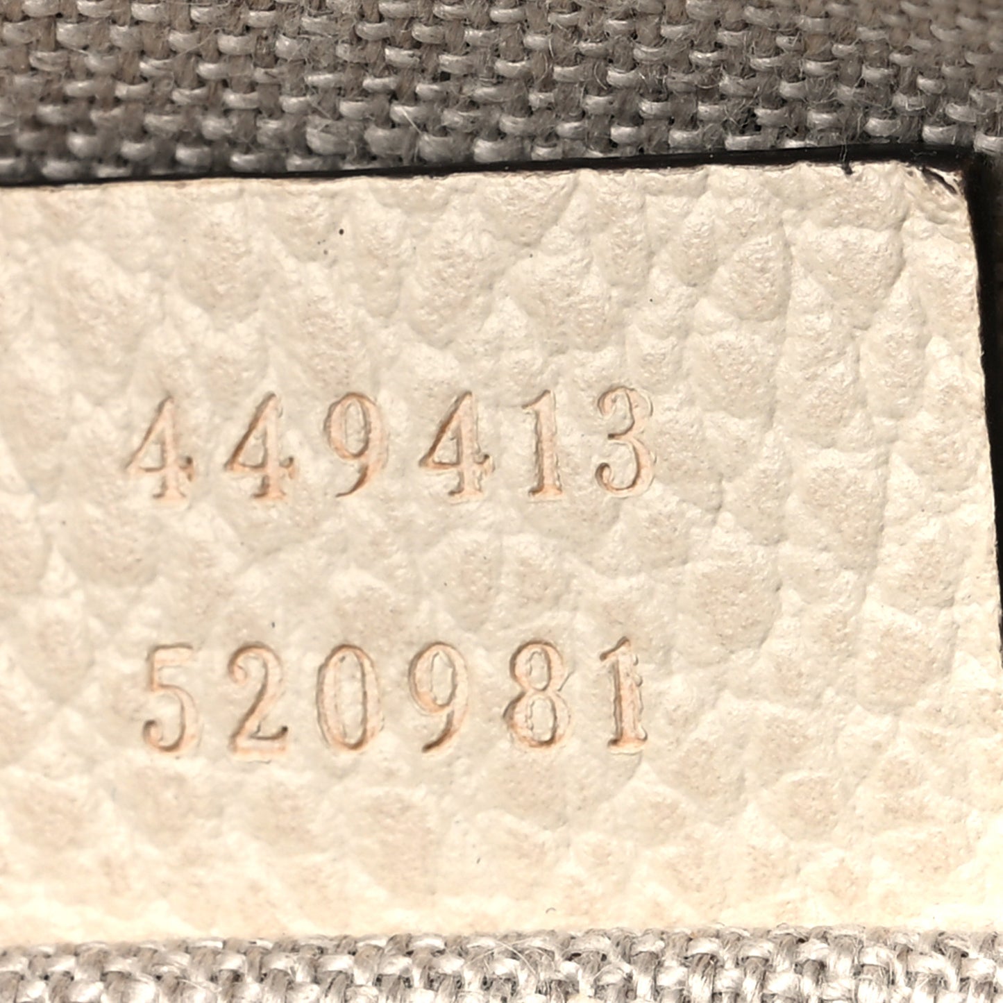 Monogram Dollar Calfskin Mini Bree Messenger Bag Beige Ebony Avoire