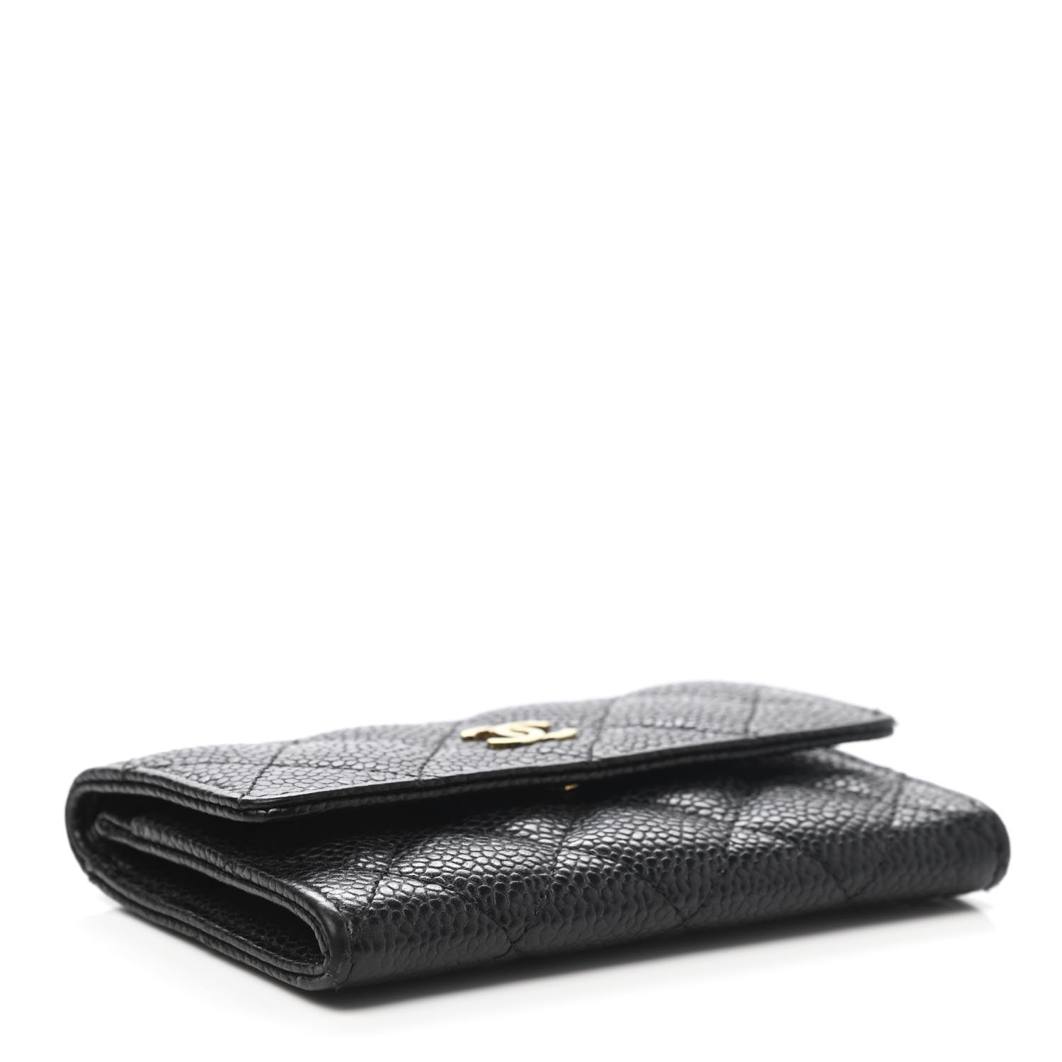 Chanel Caviar Quilted Flap Card Holder Black 4 of 10