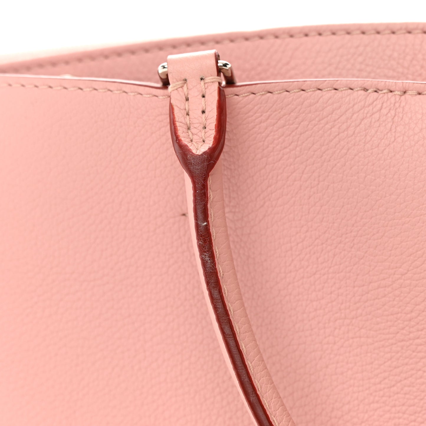 Calfskin Lockmeto Rose Poudre