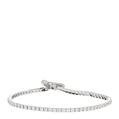 Hermes 18K White Gold Diamond Finesse Link Bracelet SH 3 of 4