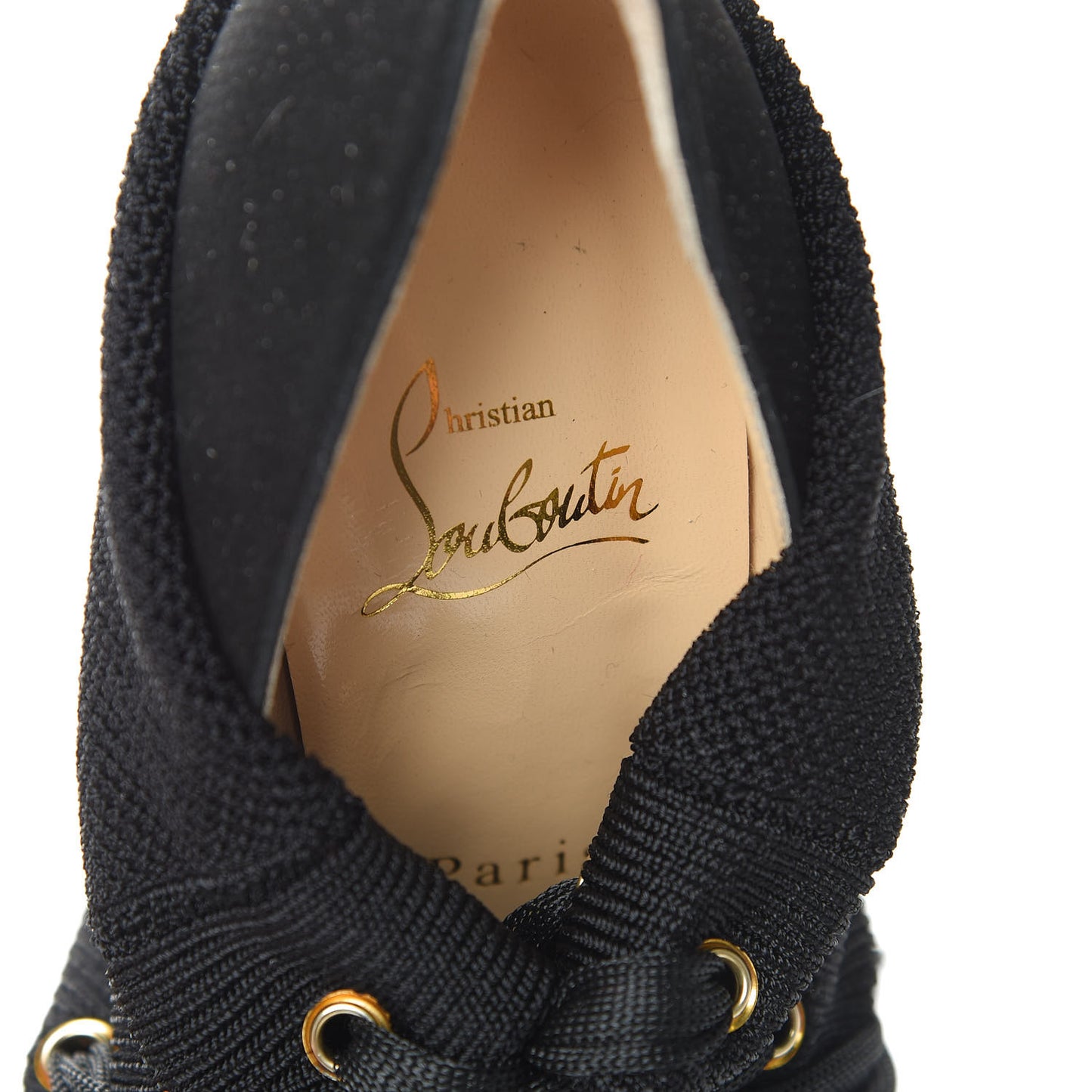 Patent Maille Tricot Frenchie 100 Ankle Boots 38.5 Black