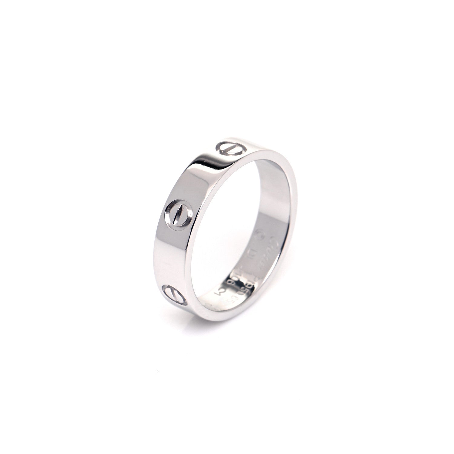 Cartier Platinum 5.5mm LOVE Ring 65 11 10 of 10