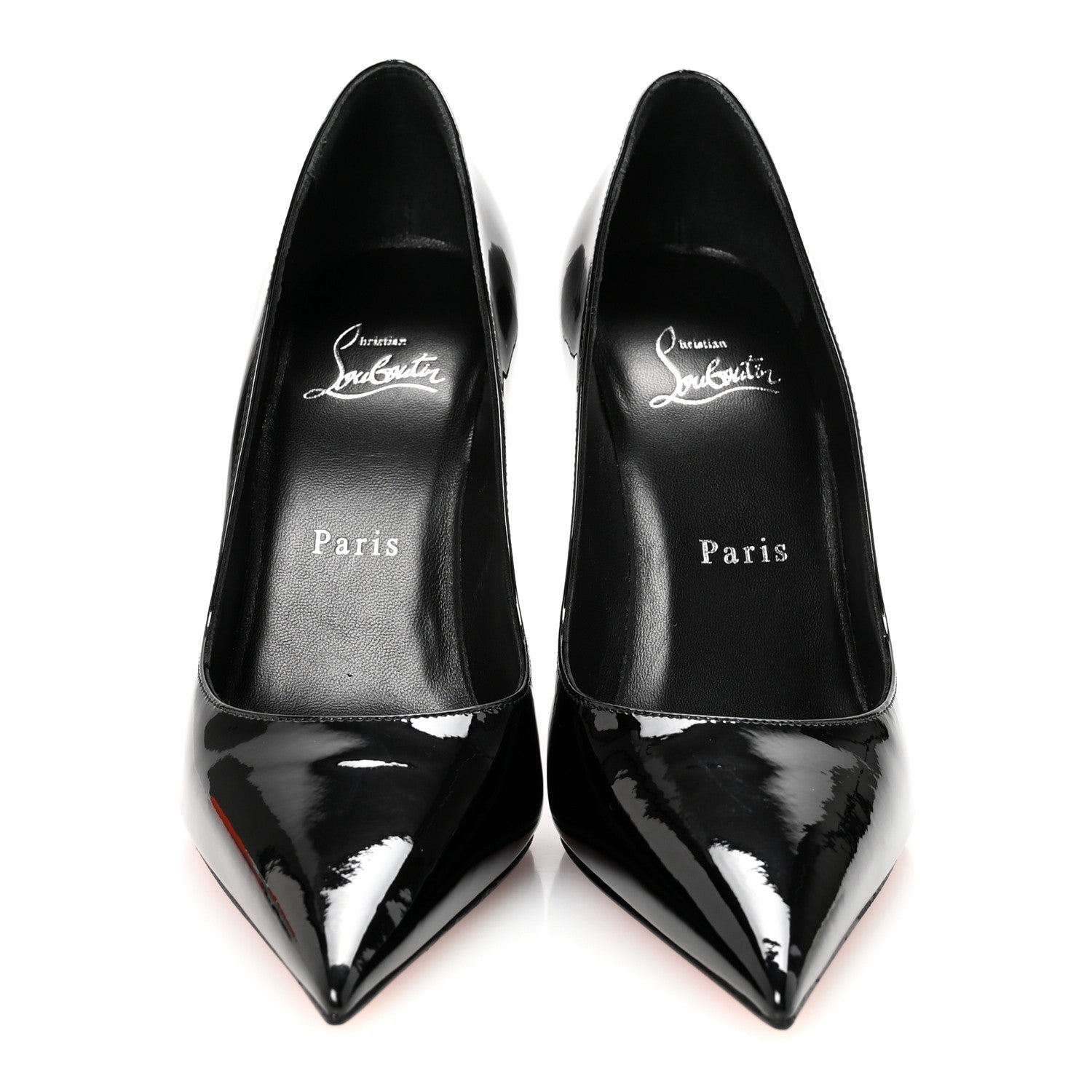 Christian Louboutin Patent Miss Z 100 Pumps 37 Black 3 of 8